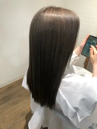 ロング カラー 李 泰宇のヘアスタイル