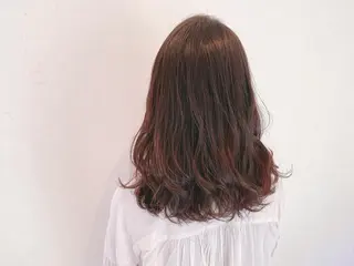 ミディアム カラー 伊藤 さやかのヘアスタイル
