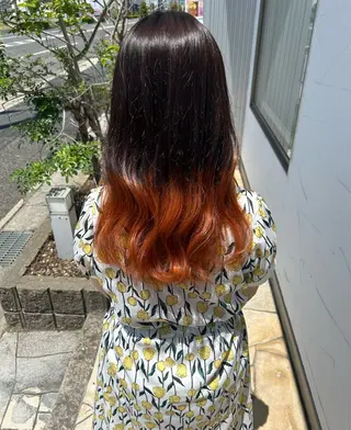 セミロング 樋富 優香のヘアスタイル