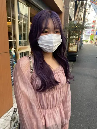 ロング 🍋暖色カラーヘアア レンジniina🍋のヘアスタイル