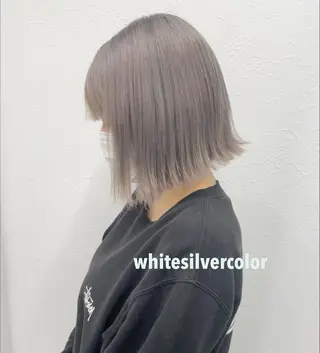 ミディアム カラー 🤍2nd🤍田所 美希のヘアスタイル