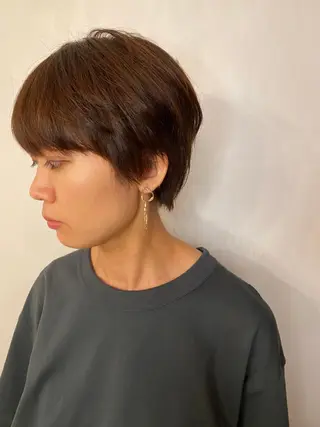 ショート 藤田 遼のヘアスタイル