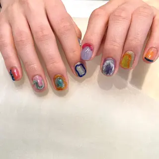 ネイル 新井 ひなののネイルデザイン