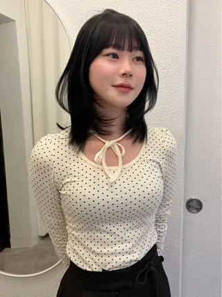 ミディアム 髙杉 心のヘアスタイル