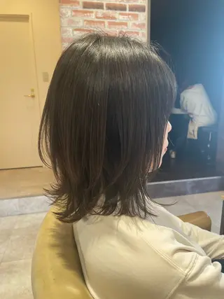 ミディアム YUSICA  所沢 イマムラ✳︎✴︎のヘアスタイル