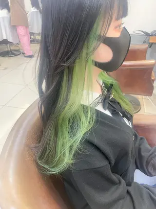 ロング カラー ✨カラー支持No.1 🧸ワキ カナコ🧸のヘアスタイル