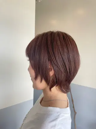 ショート 鈴木 美由華/透明感/岡崎のヘアスタイル