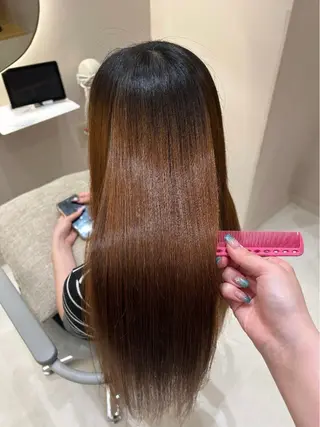 ロング レイヤー/艶髪カラー 🌷油科あい🌷のヘアスタイル
