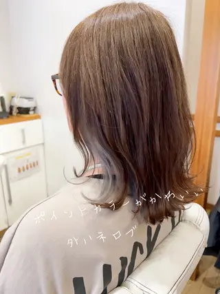 ミディアム アザマ　ヤスカツ _rosso 川口のヘアスタイル