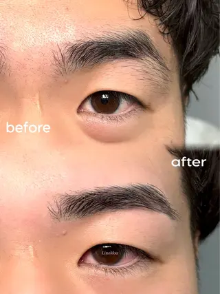 メンズ アイブロウ Lino Moa 原のマツエク・マツパデザイン