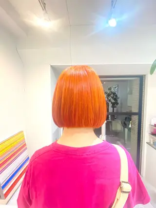 ショート カラー BOB🌟ハイトーン /ブリーチ/TAKUのヘアスタイル