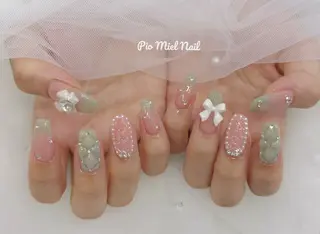 ネイル HANA 長さだしのネイルデザイン