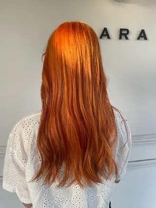 ロング カラー SARA古賀店 かすみ🐬🩵のヘアスタイル