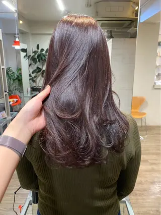 セミロング や ぎ /似合わせ カラー/神戸美容室のヘアスタイル