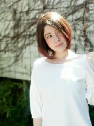 ミディアム カラー 髪質改善サロン✨OR ANGE⭐️STARのヘアスタイル