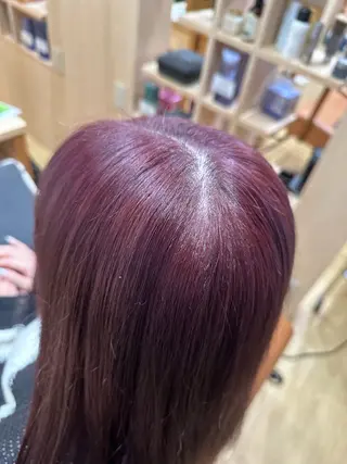 カラー OPSHAIR 大橋みやけ通り店所属・クボタ アヤナのヘアスタイル