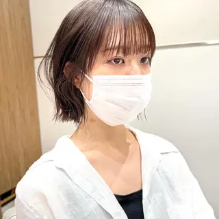 ミディアム カラー レイヤー専門家 ダブルカラー修のヘアスタイル