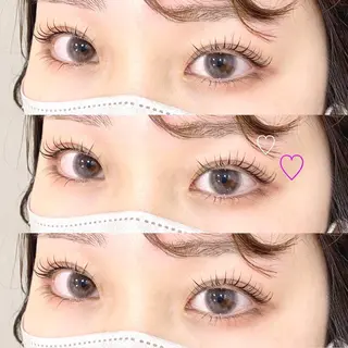 パーマ 𝙈𝙊𝙔𝙐🎀 韓国風/束感まつ毛のマツエク・マツパデザイン