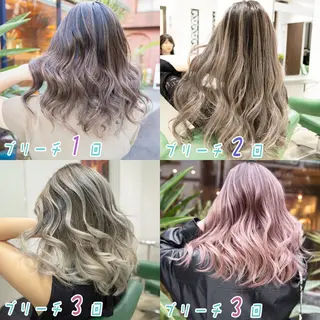 ロング カラー Re:ta Hair 飯田淳平のヘアスタイル