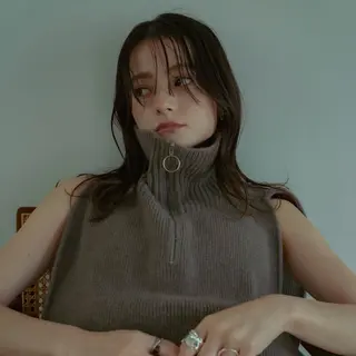 ロング カラー MAI🦎 無造作パーマ メンズのヘアスタイル
