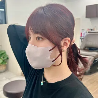 セミロング カラー ブリーチなし/レイヤ ー特化🌈Tommyのヘアスタイル