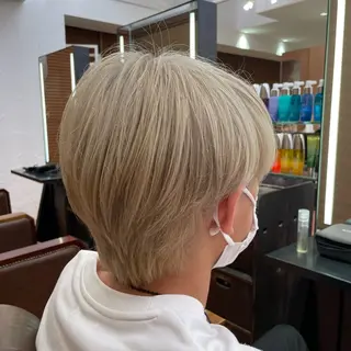 ショート カラー メンズ 美髪透明感🫧三澤 廉 M.SLASHのヘアスタイル