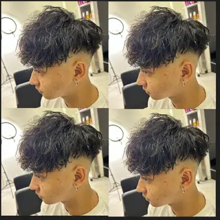 ショート 🔥メンズパーマ 特化 渡辺一翔のヘアスタイル