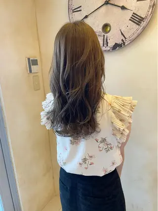 ロング カラー 古田 昂也のヘアスタイル