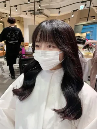 ロング 平尾 樹里のヘアスタイル