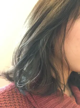 ミディアム カラー ヘアアレンジ IVY villa Suzu.のヘアスタイル