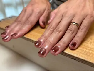 ネイル 自爪を傷つけない フィルイン3500円のネイルデザイン