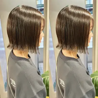 ショート ボブ/髪質改善/ ミディアム/浅川俊輝のヘアスタイル