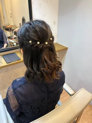 ヘアアレンジ 韓国ヘアー🇰🇷 MIWAのヘアスタイル