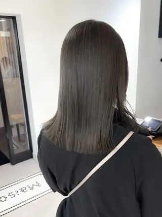 カラー ロング 韓国風ヘアカラー🩵 Rimina💜🪽のヘアスタイル