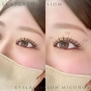 マツエク・マツパ MicoNoa Asamiのマツエク・マツパデザイン