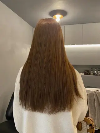 ロング カラー 砂原 ひよりのヘアスタイル