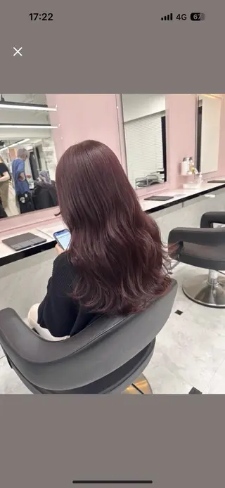 セミロング カラー 似合わせstyle ❤︎misaki❤︎のヘアスタイル