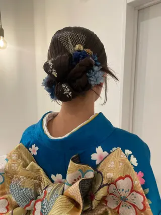 ヘアアレンジ ルプラボウ/日野 /ショート/レイヤーのヘアスタイル