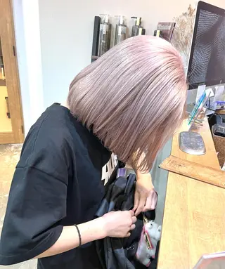 カラー いざわりお /梅田/ブリーチのヘアスタイル