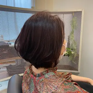 ショート 髪質改善✨️透明感カ ラー✧*。山下さいみのヘアスタイル