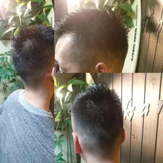 ショート メンズ 岡林 選のヘアスタイル