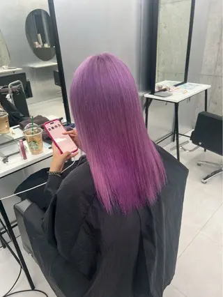 カラー 🌈推し活ハイトーン 💫荒川結星のヘアスタイル