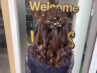 セミロング カラー パーマ ヘアアレンジ メンズ キッズ ネイル マツエク・マツパ アイブロウ 🤍韓国風レイヤー/ 艶髪🤍鳥越美羽のヘアスタイル