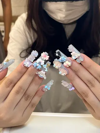 カラー mumu's ネイルサロン渋谷店のネイルデザイン