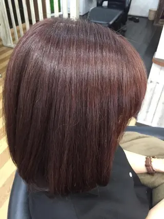 カラー 中山 ルミ子のヘアスタイル