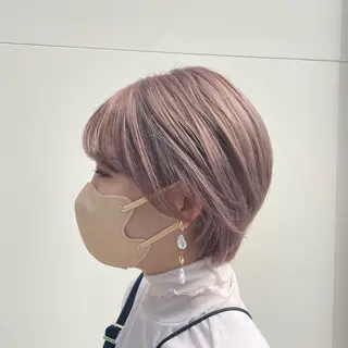 ショート 梅田美容室/ ウルフカットのヘアスタイル