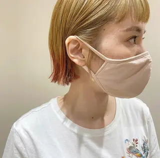ショート カラー 大阪ヴィーガンサロン KANAKOのヘアスタイル