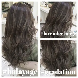 セミロング カラー 山崎俊輔/髪質改善 /バレイヤージュのヘアスタイル