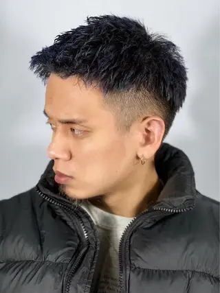 ショート カラー ヘアアレンジ メンズ ⚡️メンズ特化⚡️ 倉林 隼大のヘアスタイル
