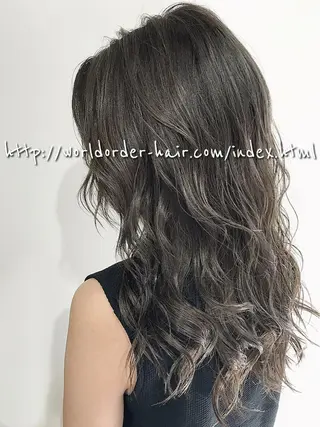 セミロング カラー イメチェン☆丁寧接客 田中 優貴のヘアスタイル